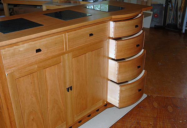 Sideboard w/Marble Trivets 4